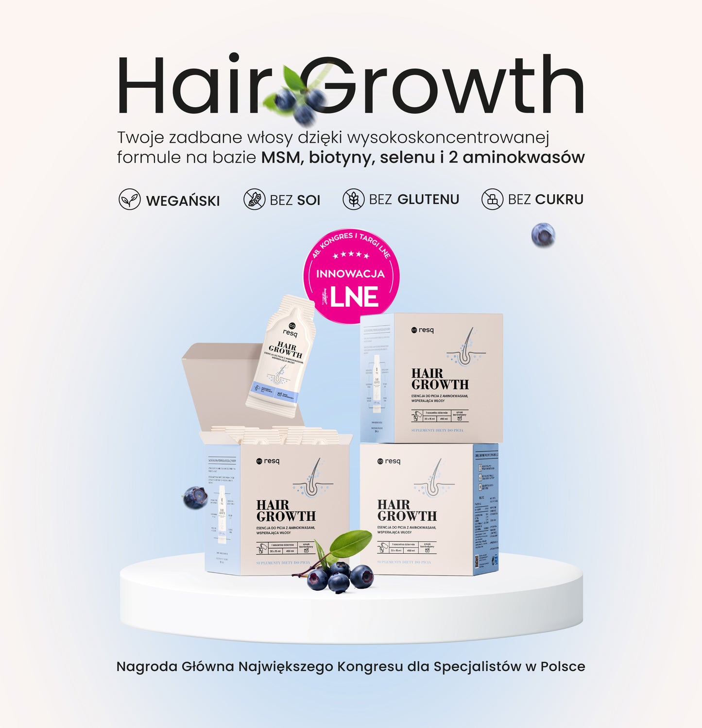 Hair Growth – wegański kompleks na wypadanie włosów i ich regenerację