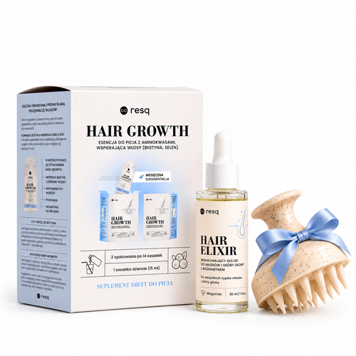 Zestaw: suplement diety Hair Growth i Hair Elixir Oil