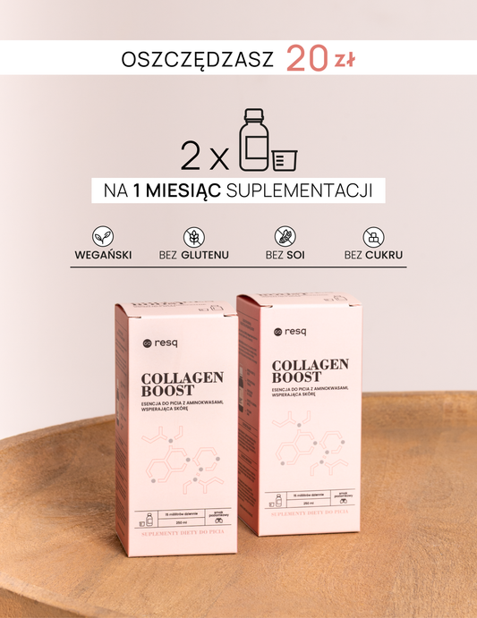 RESQ Collagen Boost, 2 opakowania (Miesięczna kuracja)
