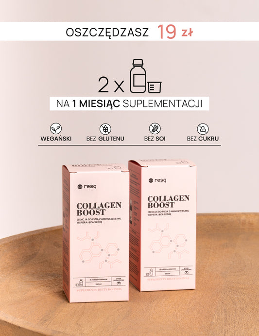 RESQ Collagen Boost, 2 opakowania (Miesięczna kuracja)